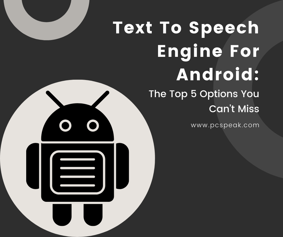 text to speech engine android