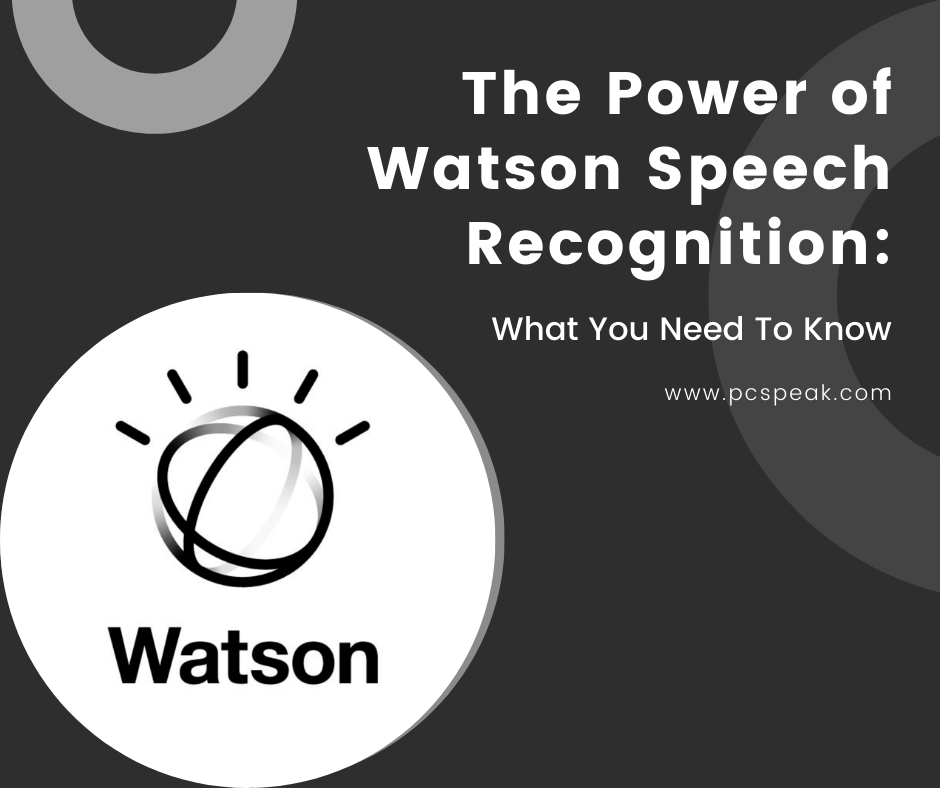 watson speech recognition