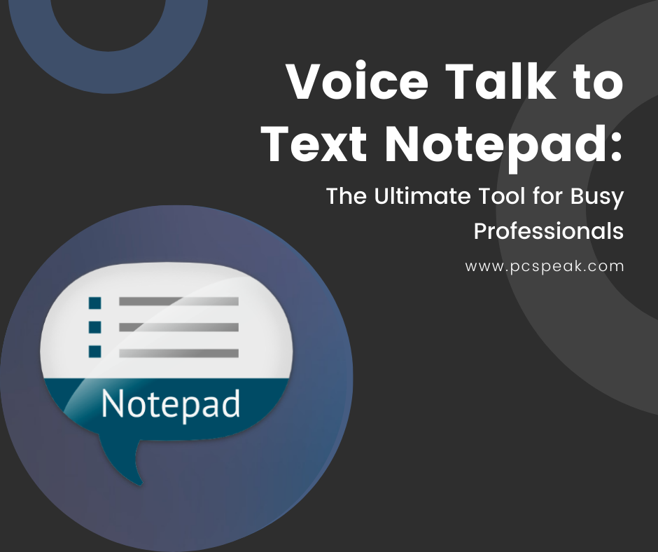 talk to text notepad